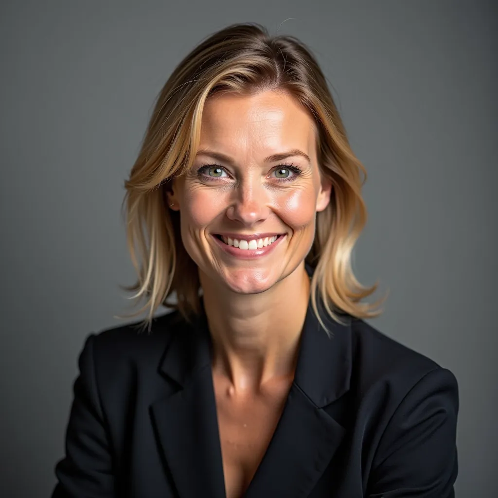 Daina Ozoliņa, meža tūrisma eksperte, pozējoša pēc dabas pārgājiena Ķemeru nacionālajā parkā